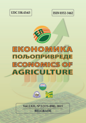 ECONOMICS OF AGRICULTURE