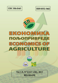 ECONOMICS OF AGRICULTURE